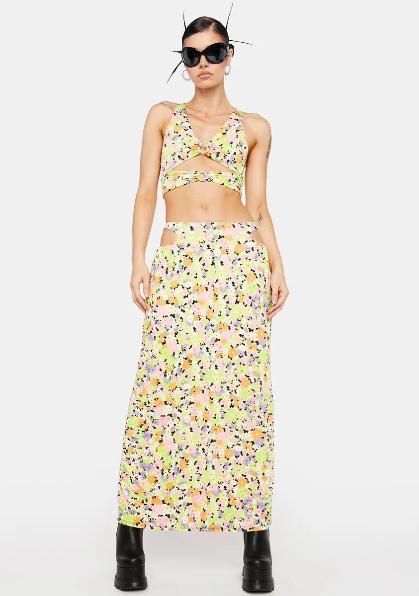 Spring Daisy Anjeli Midi Skirt sold by Dolls Kill product image thumbnail 2
