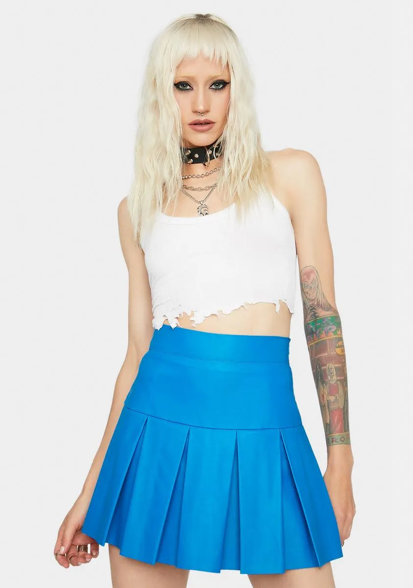 Cobalt Cheap Thrills Pleated Skirt sold by Dolls Kill product image thumbnail 2
