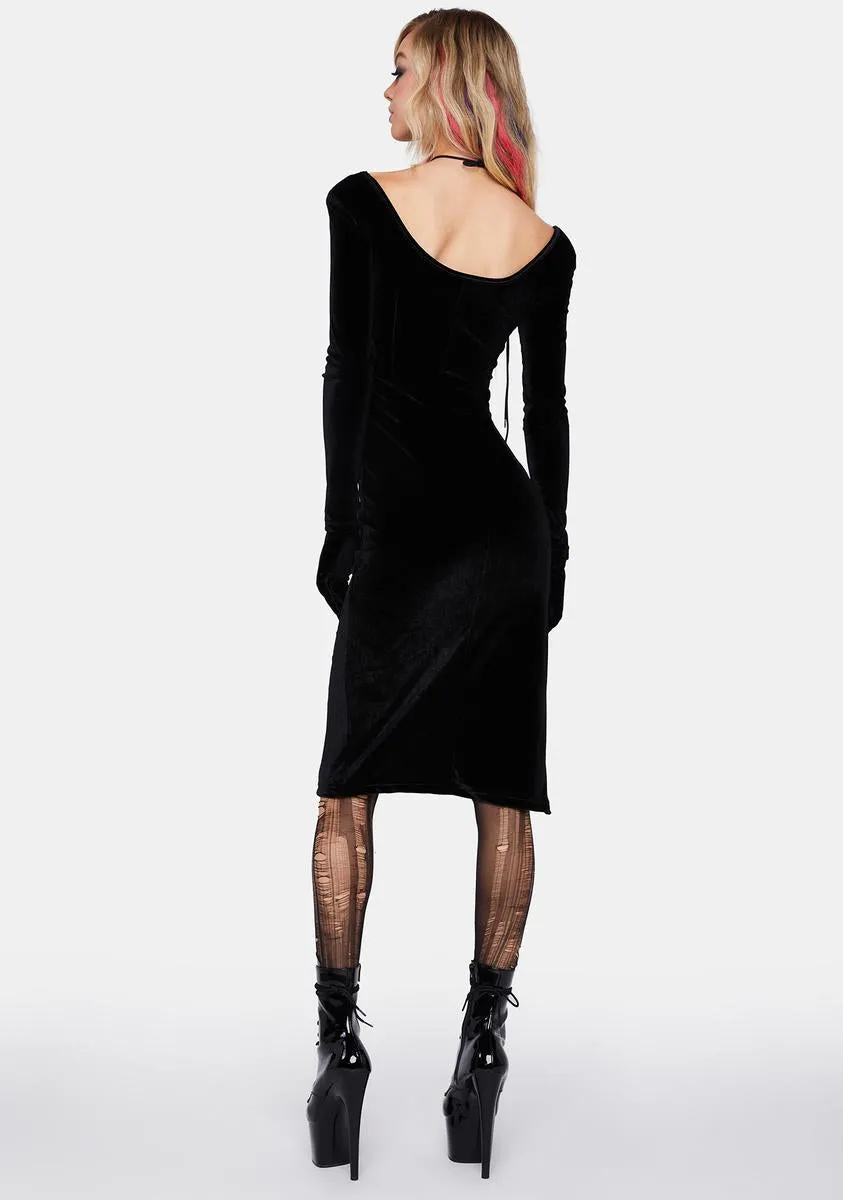 Smooth Moves Midi Dress sold by Dolls Kill product image thumbnail 4