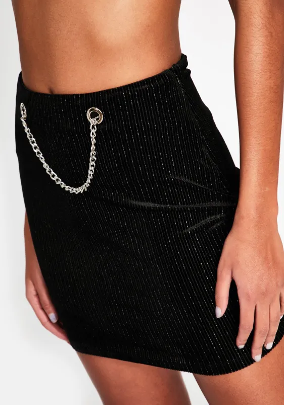 Sinful Waiting Game Mini Skirt sold by Dolls Kill