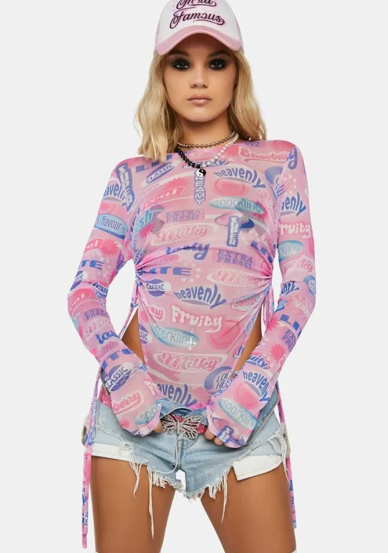 Candy Mesh Bodysuit sold by Dolls Kill