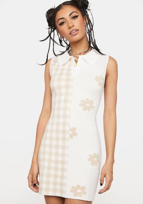 Lingering Look Patchwork Dress sold by Dolls Kill