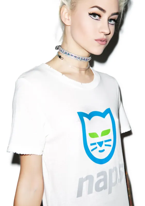 Cat Naps Destroyed T-shirt sold by Dolls Kill