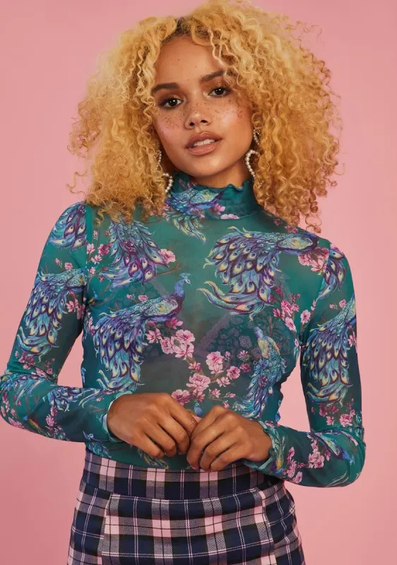 Strut Ur Stuff Mesh Top sold by Dolls Kill