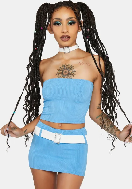 Kiss And Make Up Skirt Set sold by Dolls Kill