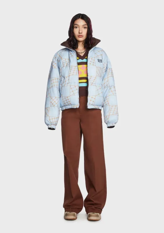 Rachel Reversible Puffer Jacket sold by Dolls Kill