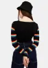 Deck The Halls Lace Up Crop Top sold by Dolls Kill