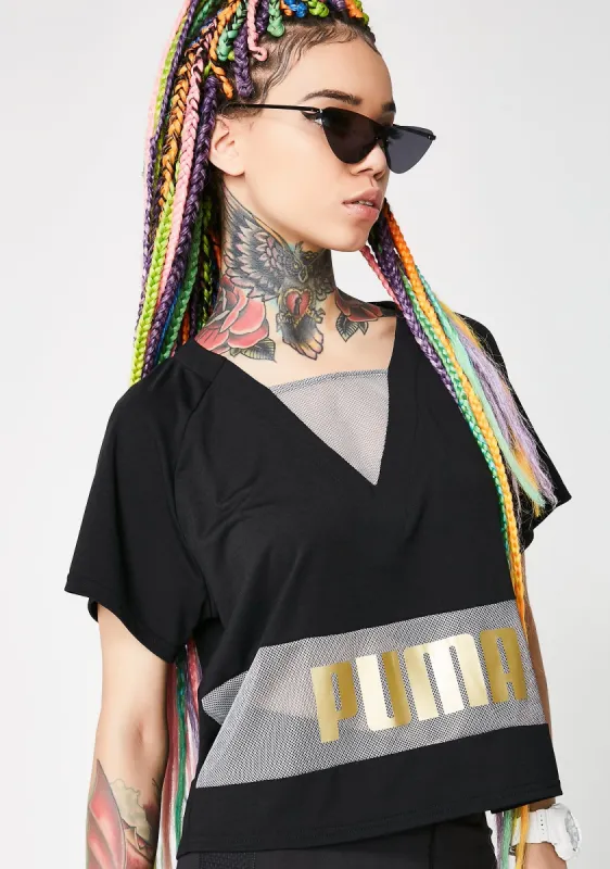 Mesh Layering Tee sold by Dolls Kill