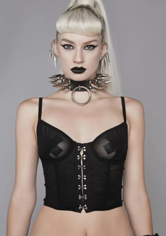 Eat Your Words Corset Top sold by Dolls Kill