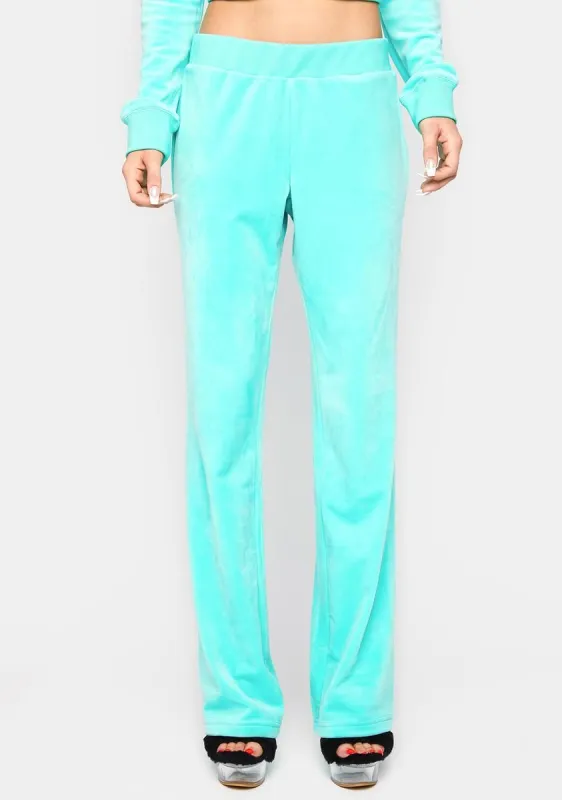 OG Big Bling Velour Track Pants sold by Dolls Kill