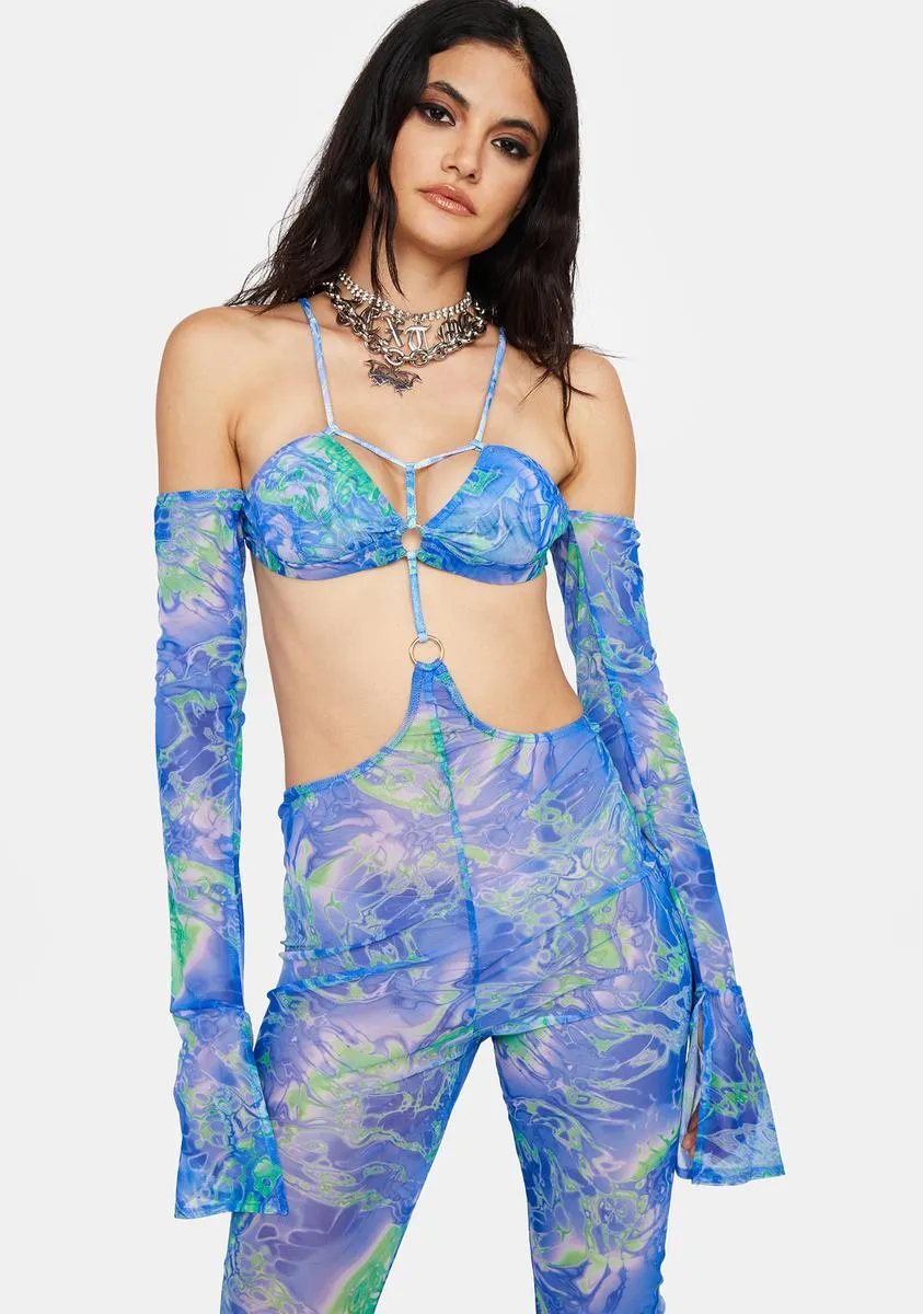 Blue O-Ring Bodysuit sold by Dolls Kill product image thumbnail 2