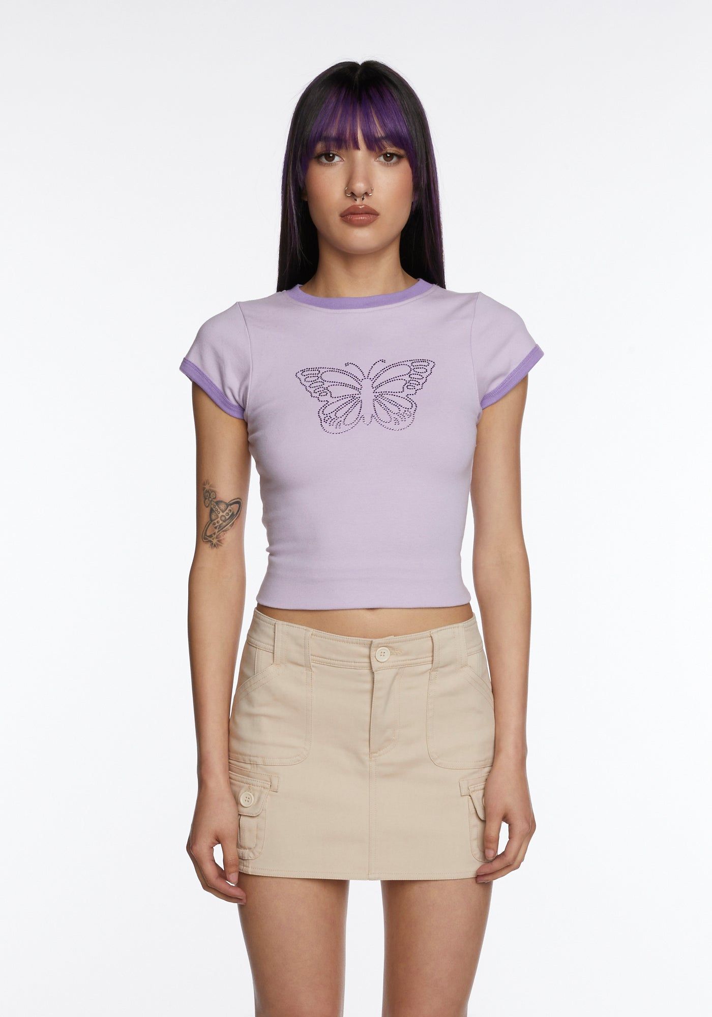 The Mariah Butterfly Top sold by Dolls Kill