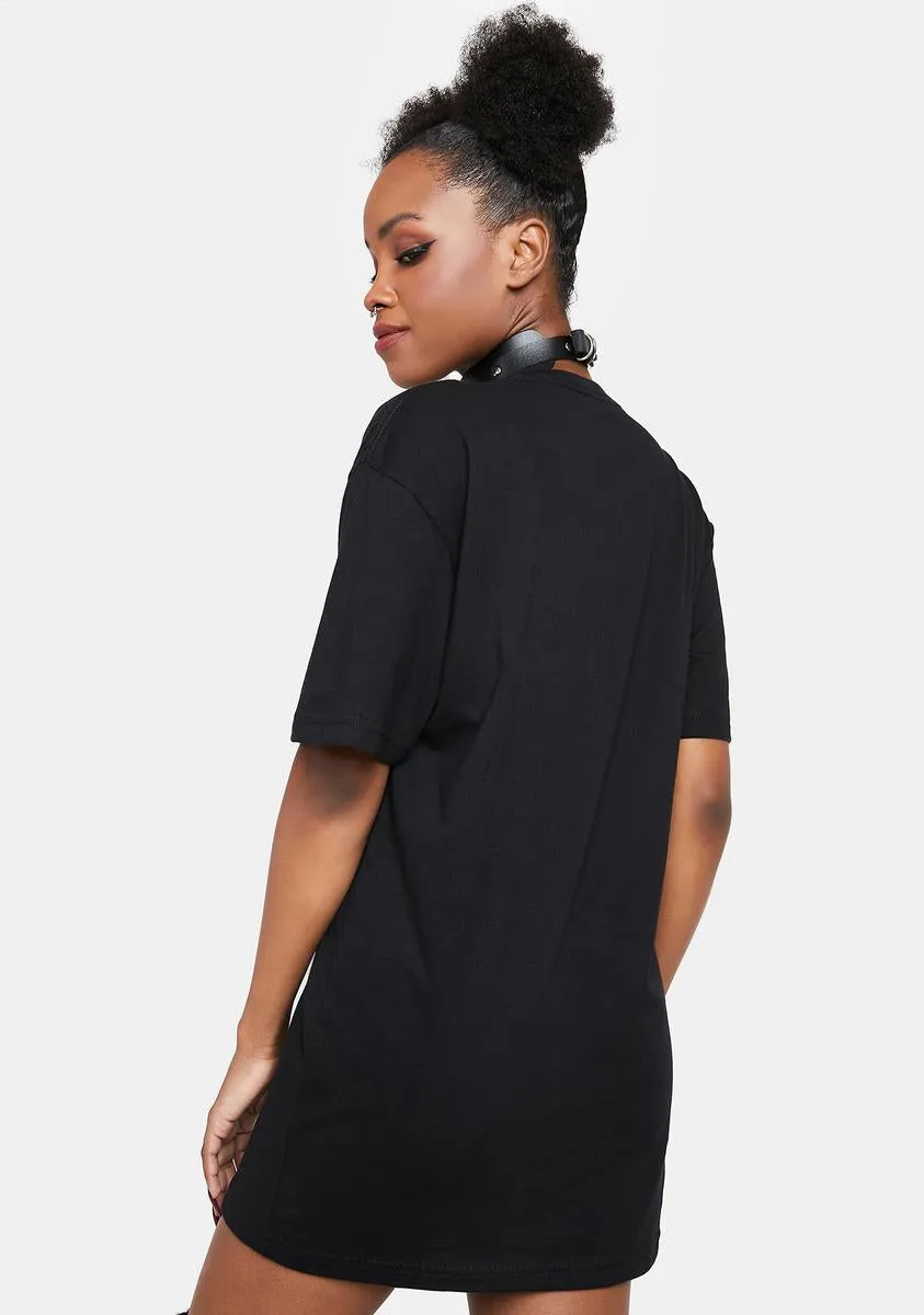 Weed Never Broke My Heart Graphic Tee sold by Dolls Kill product image thumbnail 4