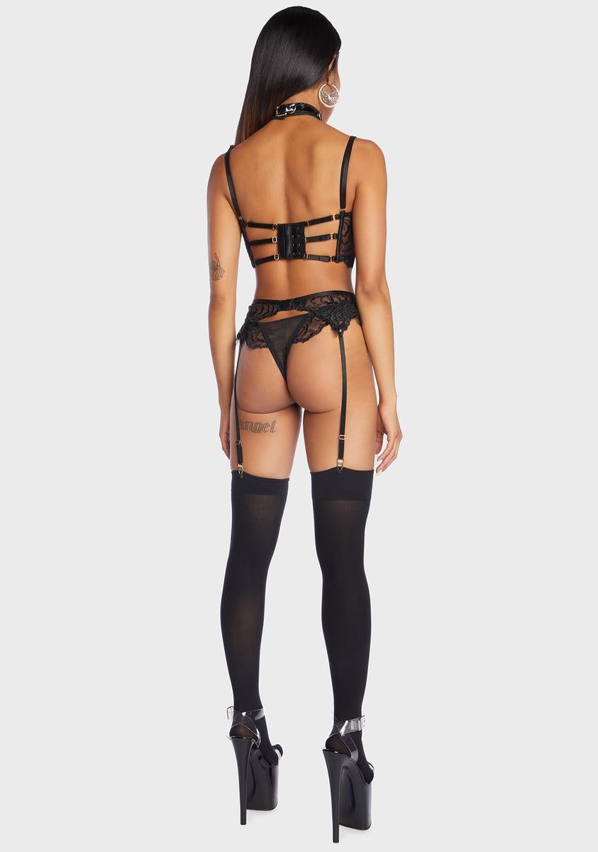 Arabella Shimmer Suspenders sold by Dolls Kill product image thumbnail 5