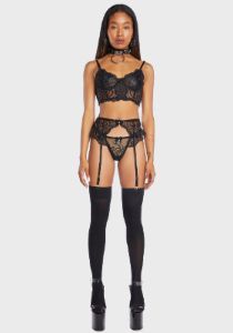 Arabella Shimmer Suspenders sold by Dolls Kill