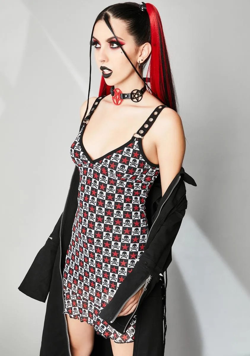 Antisocial Anthem Mesh Dress sold by Dolls Kill product image thumbnail 2
