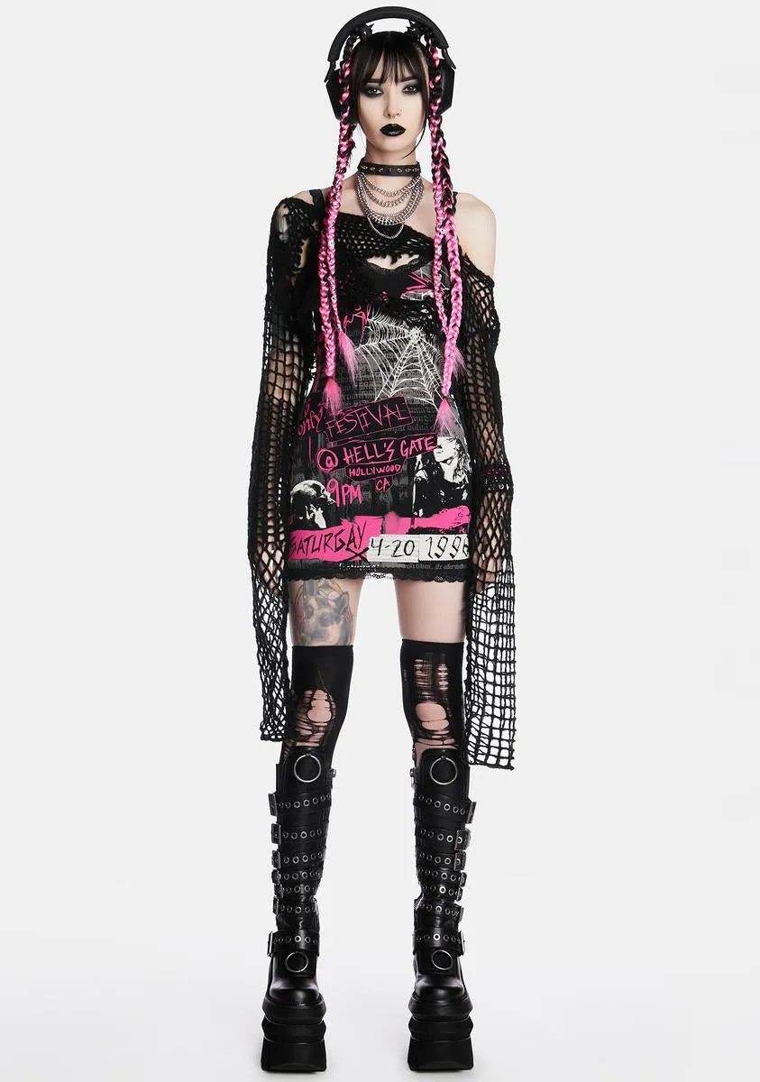 I'm The One Graphic Mini Dress sold by Dolls Kill product image thumbnail 3