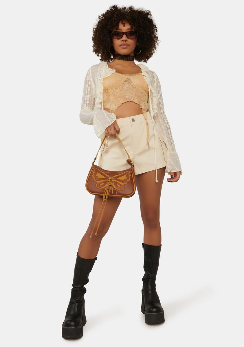 Remember Me High Waist Shorts sold by Dolls Kill product image thumbnail 4