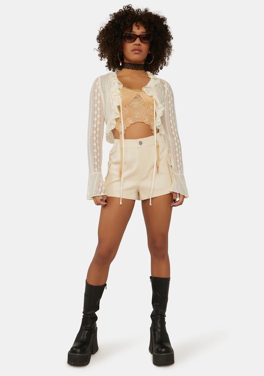 Remember Me High Waist Shorts sold by Dolls Kill product image thumbnail 3