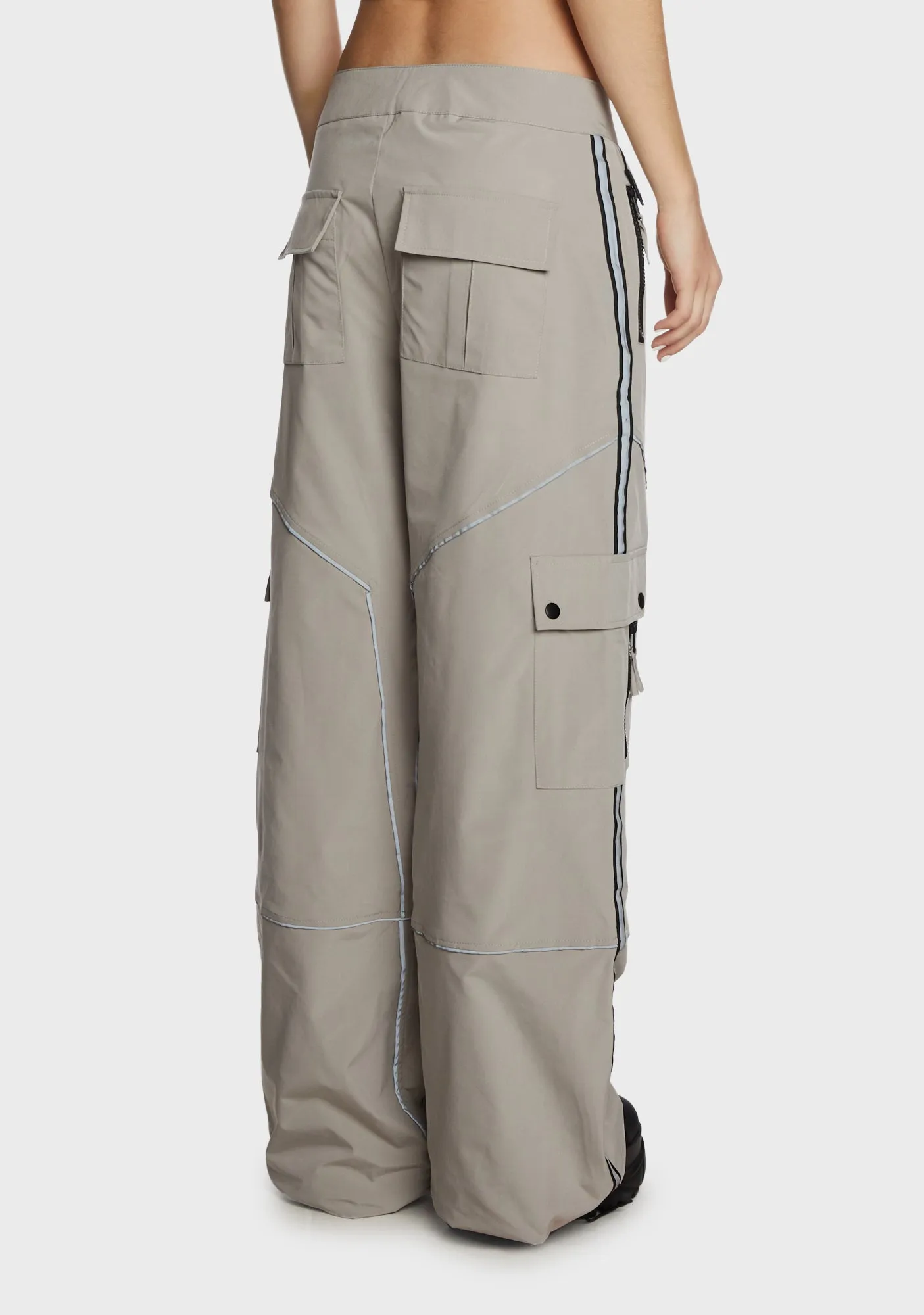 Prove You Wrong Wide Leg Pants - Gray sold by Dolls Kill product image thumbnail 5