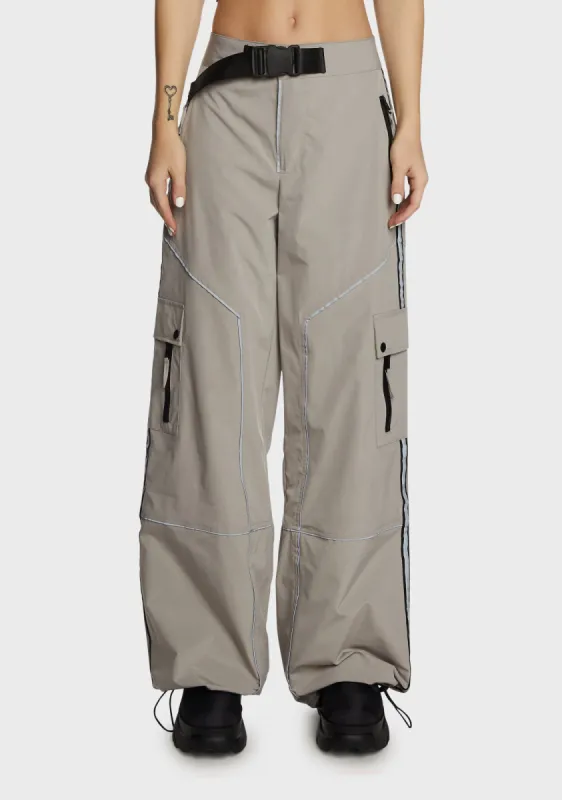 Prove You Wrong Wide Leg Pants - Gray sold by Dolls Kill