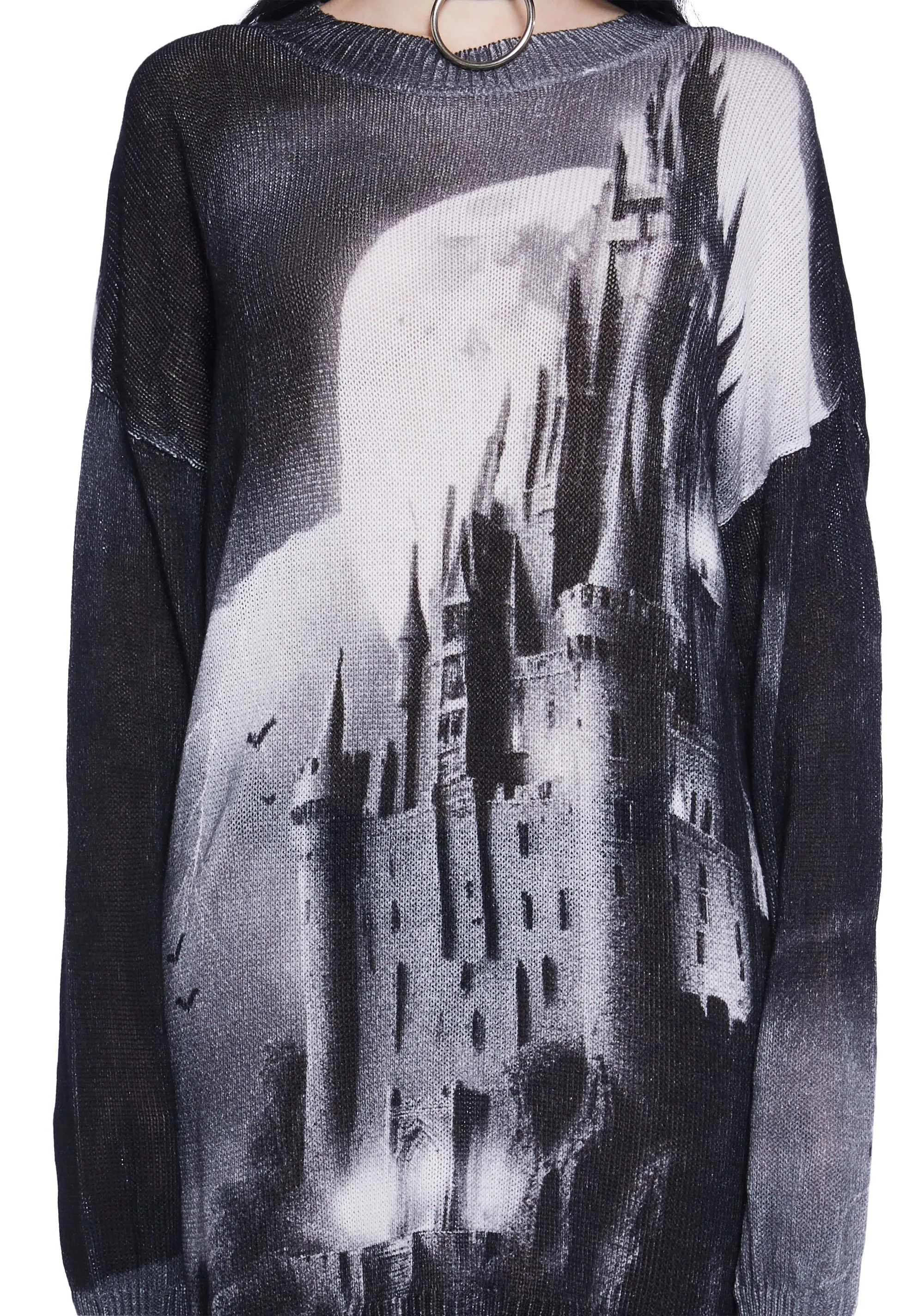 Frightful Fantasy Knit Sweater sold by Dolls Kill product image thumbnail 5