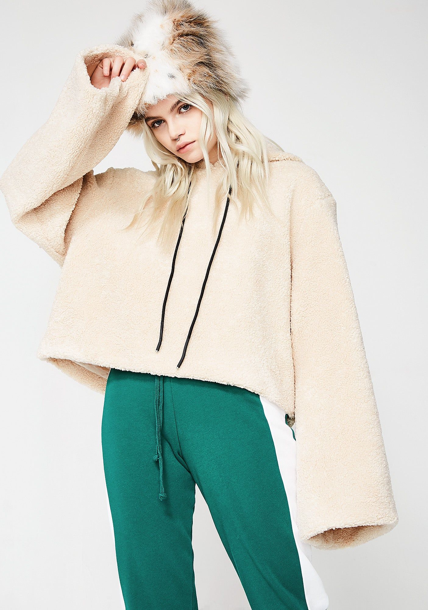 Get Fuzzy Hoodie sold by Dolls Kill product image thumbnail 2