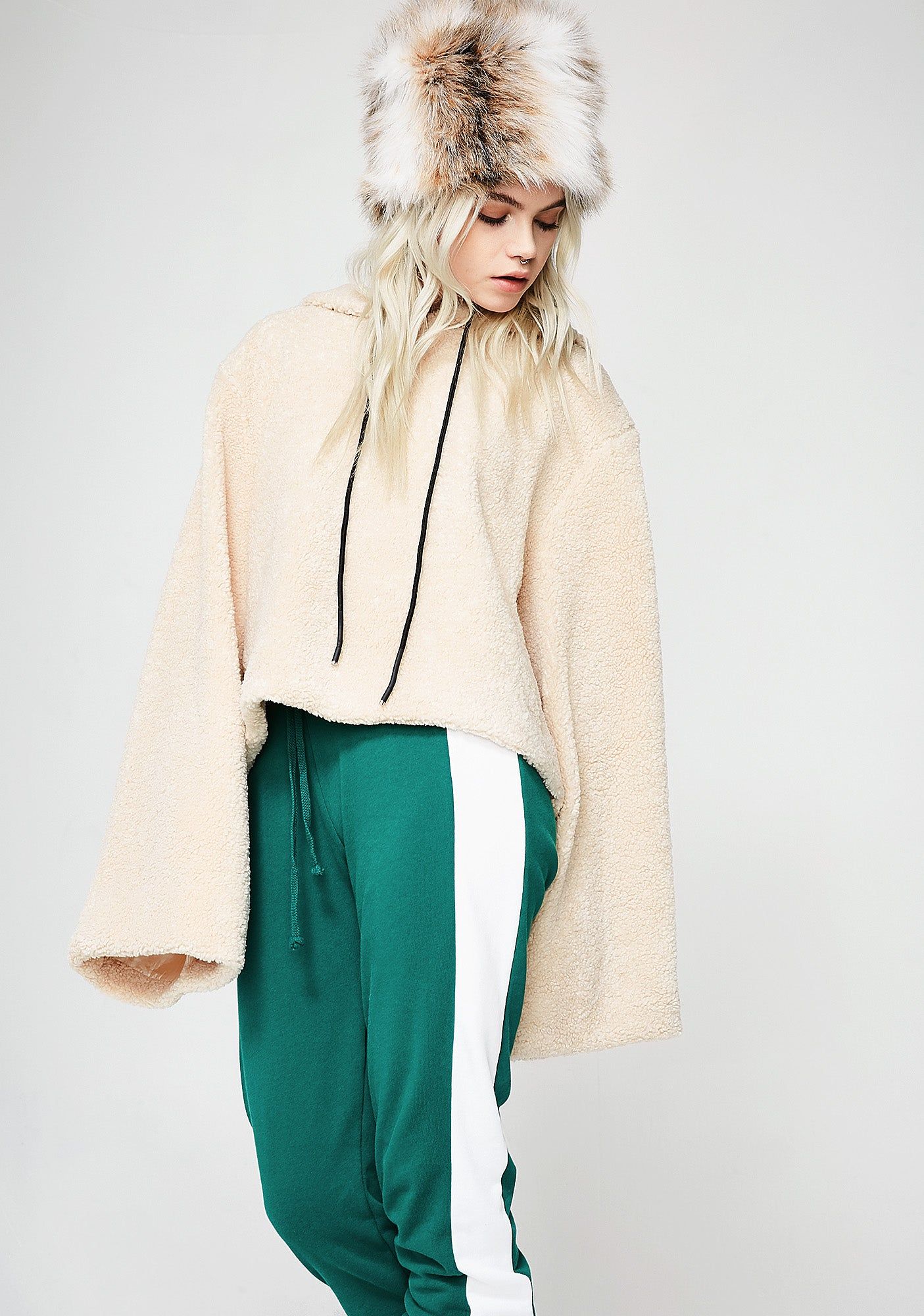 Get Fuzzy Hoodie sold by Dolls Kill product image thumbnail 3