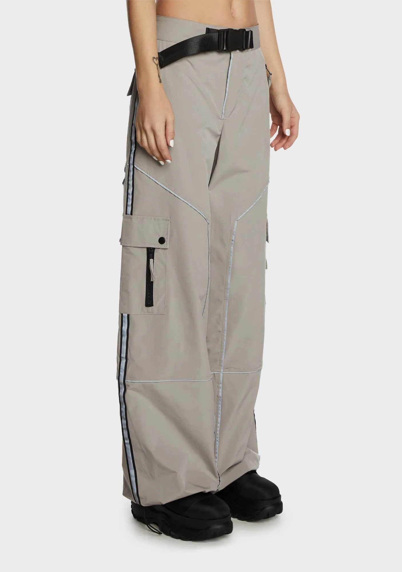 Prove You Wrong Wide Leg Pants - Gray sold by Dolls Kill product image thumbnail 3