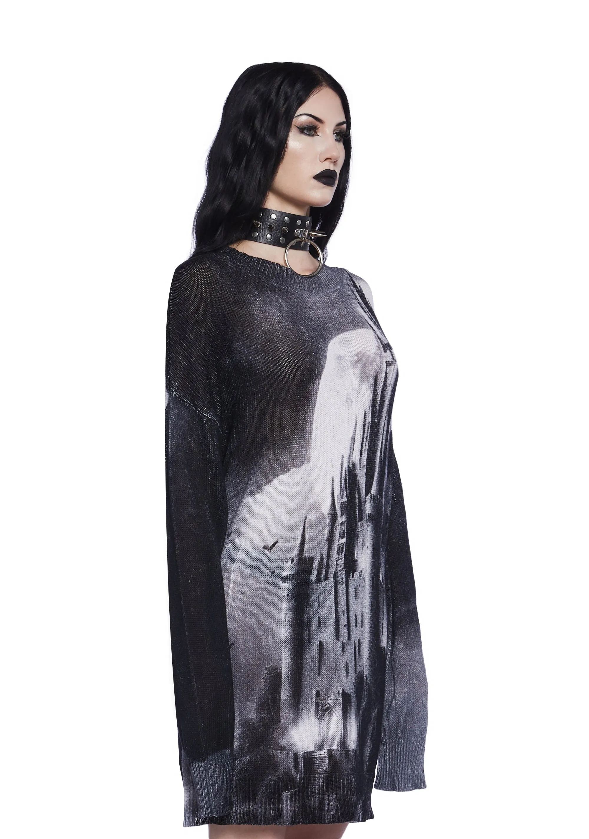 Frightful Fantasy Knit Sweater sold by Dolls Kill product image thumbnail 3