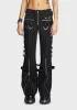 Pinstripe Super D-Ring Pants sold by Dolls Kill