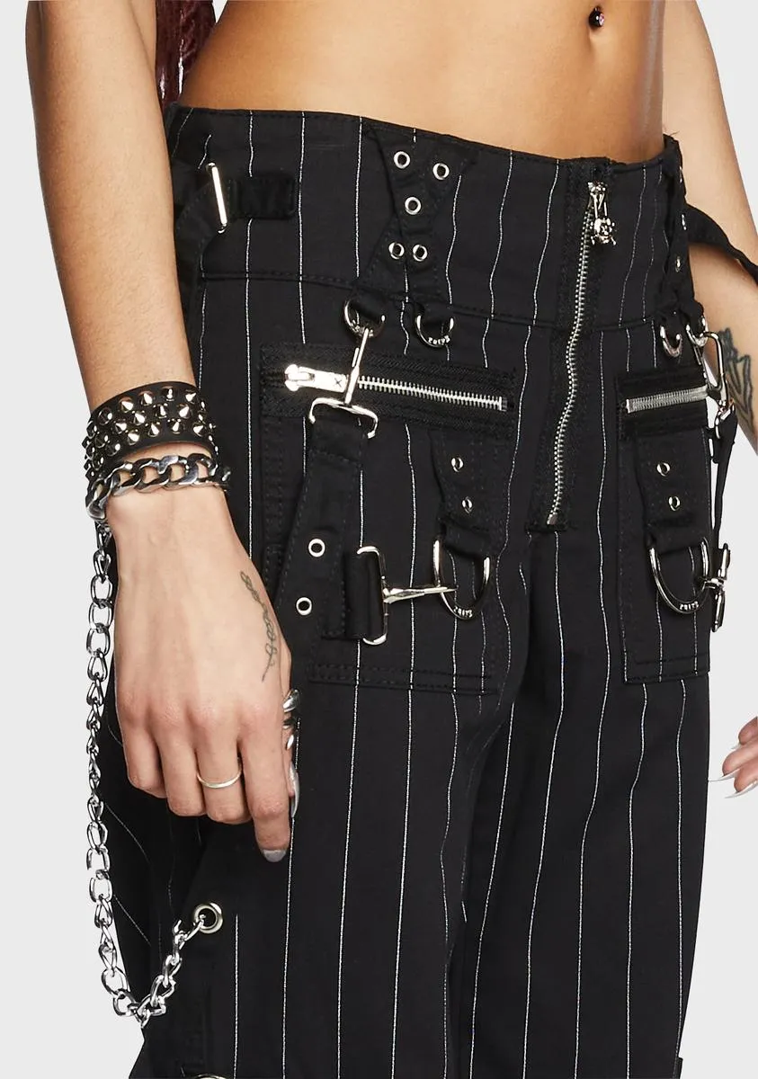 【M to R】PINSTRIPE WRAP BELT & PANTS 38 MTOR ［BELT］PINSTRIPE WRAP BELT、PANTS 38 MTOR ［BELT