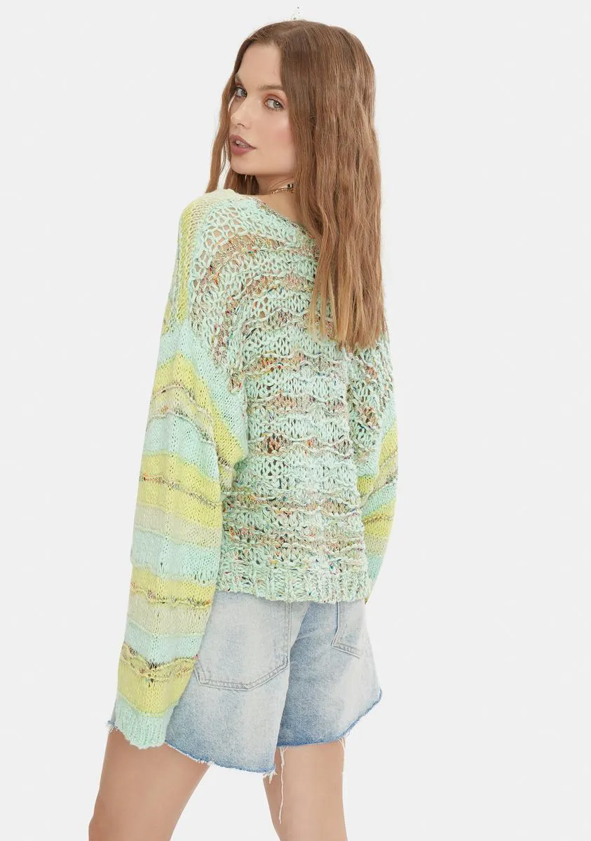Sugared Mint Lake Life Pullover sold by Dolls Kill product image thumbnail 4