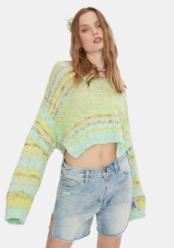 Sugared Mint Lake Life Pullover sold by Dolls Kill