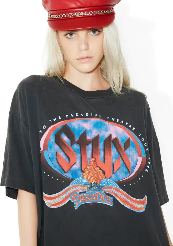 Vintage Styx Tour Tee sold by Dolls Kill
