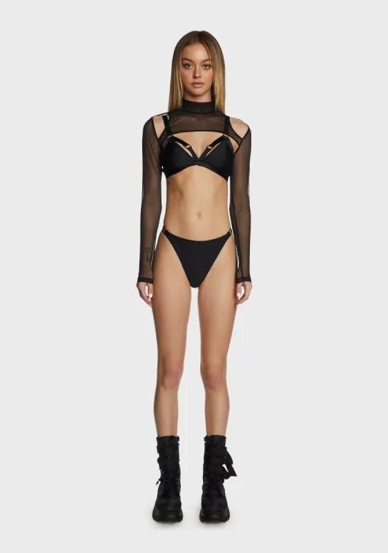 Main Attraction 3-Piece Bikini Set sold by Dolls Kill