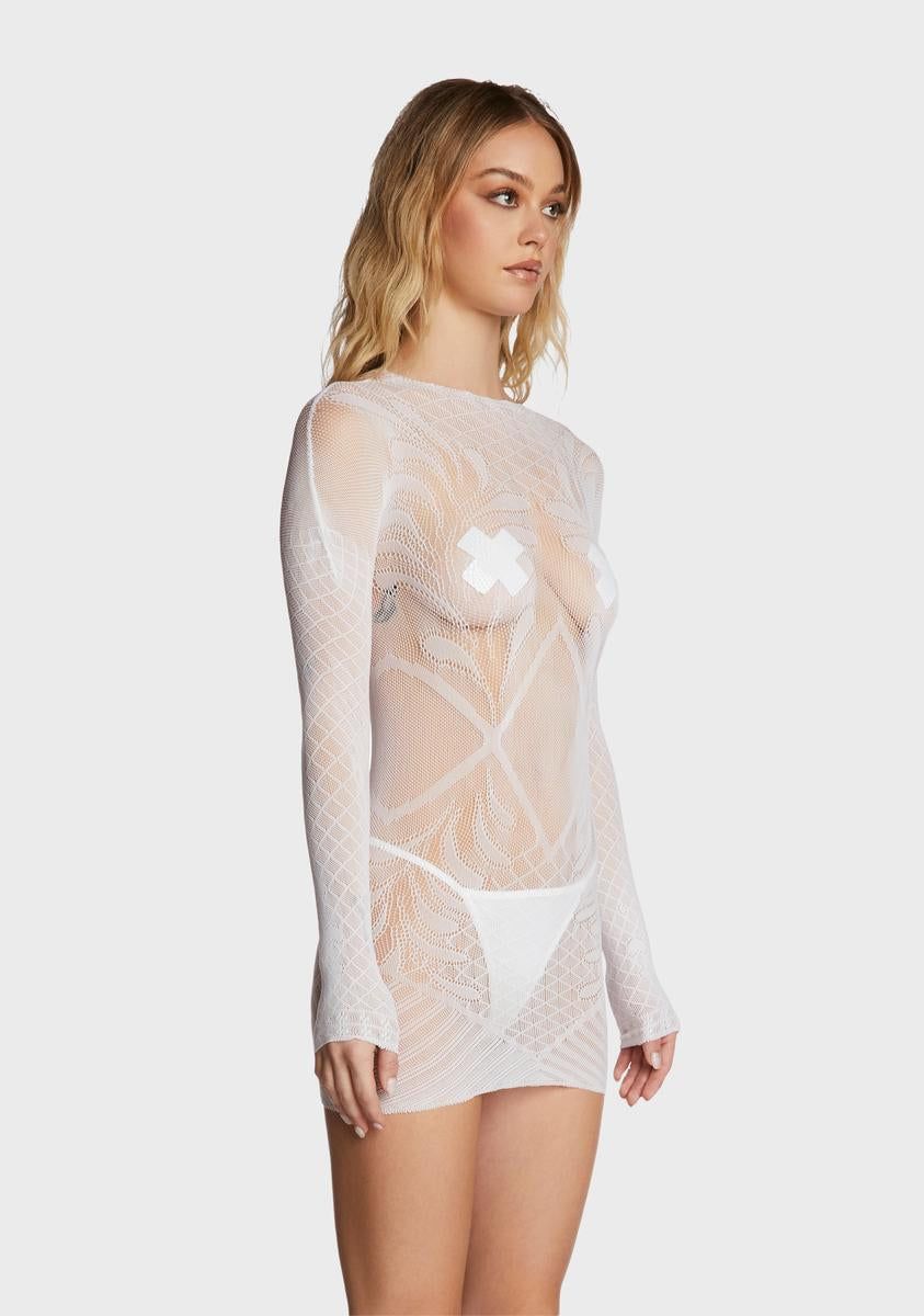 Luxe Hottie Fishnet Dress sold by Dolls Kill product image thumbnail 3