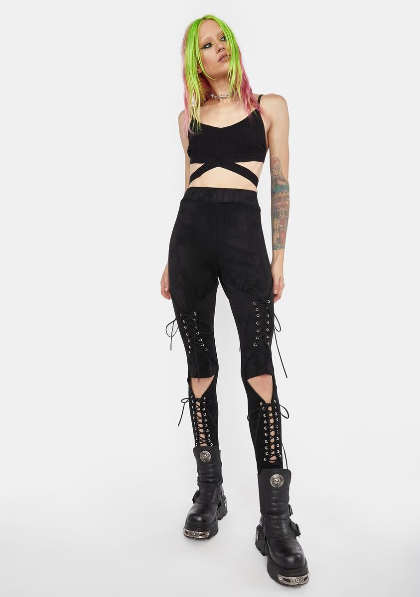 Bad New Kid Lace Up Pants sold by Dolls Kill product image thumbnail 2