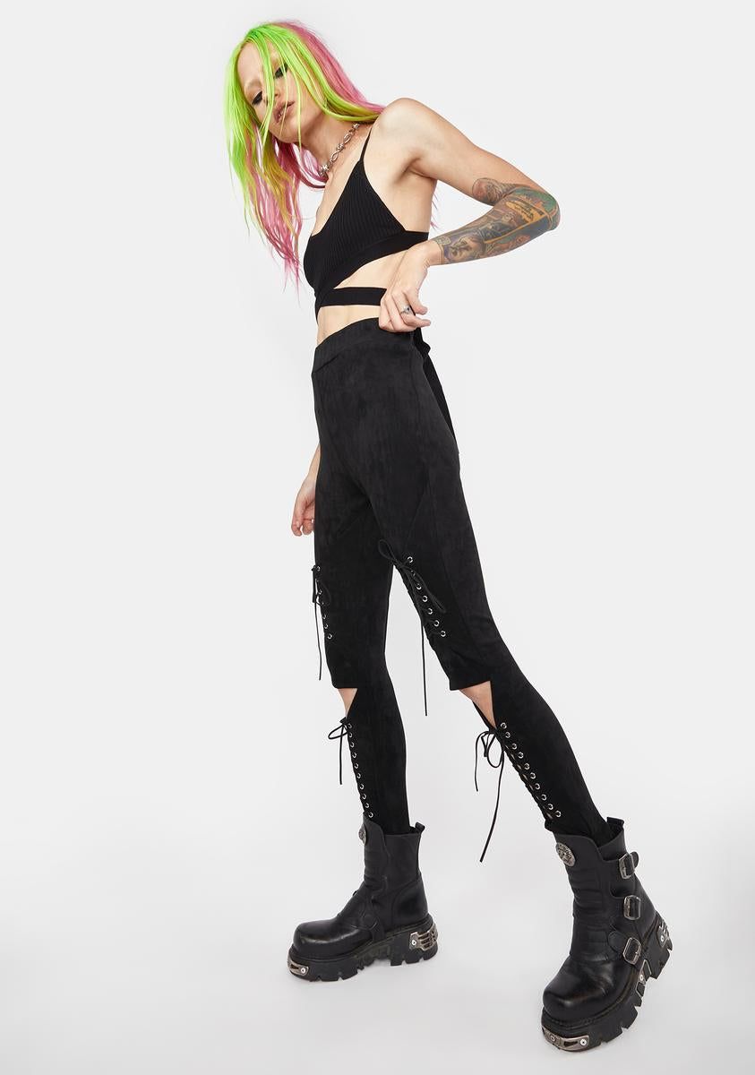 Bad New Kid Lace Up Pants sold by Dolls Kill product image thumbnail 3