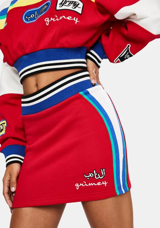 Arch Rival Mini Skirt sold by Dolls Kill