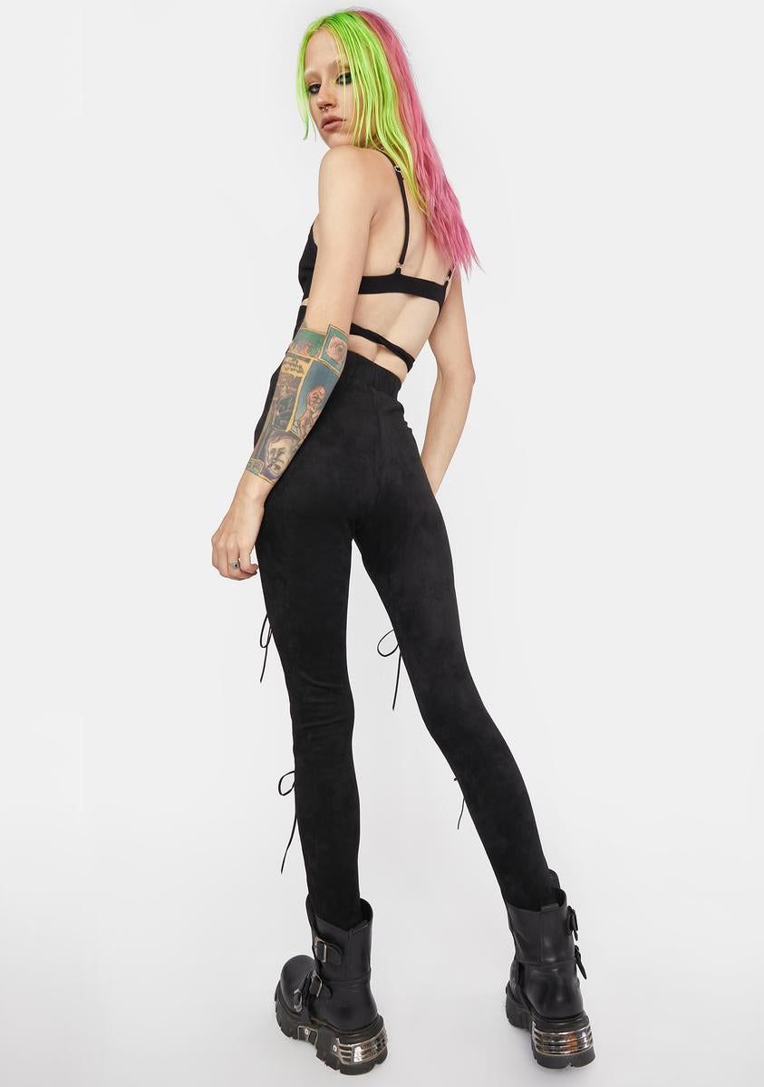 Bad New Kid Lace Up Pants sold by Dolls Kill product image thumbnail 4