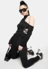 Ready For This Lace Up Jumpsuit sold by Dolls Kill