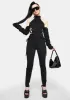 Ready For This Lace Up Jumpsuit sold by Dolls Kill