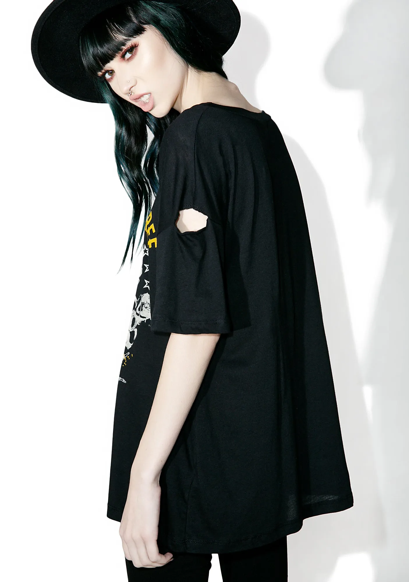 Live Ya Life Distressed Tee sold by Dolls Kill product image thumbnail 4