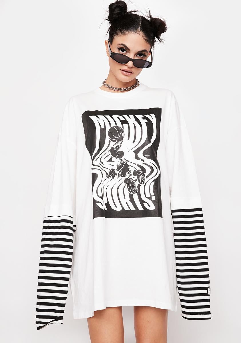 Disney Collection Mickey Fake Long Layered Tee sold by Dolls Kill