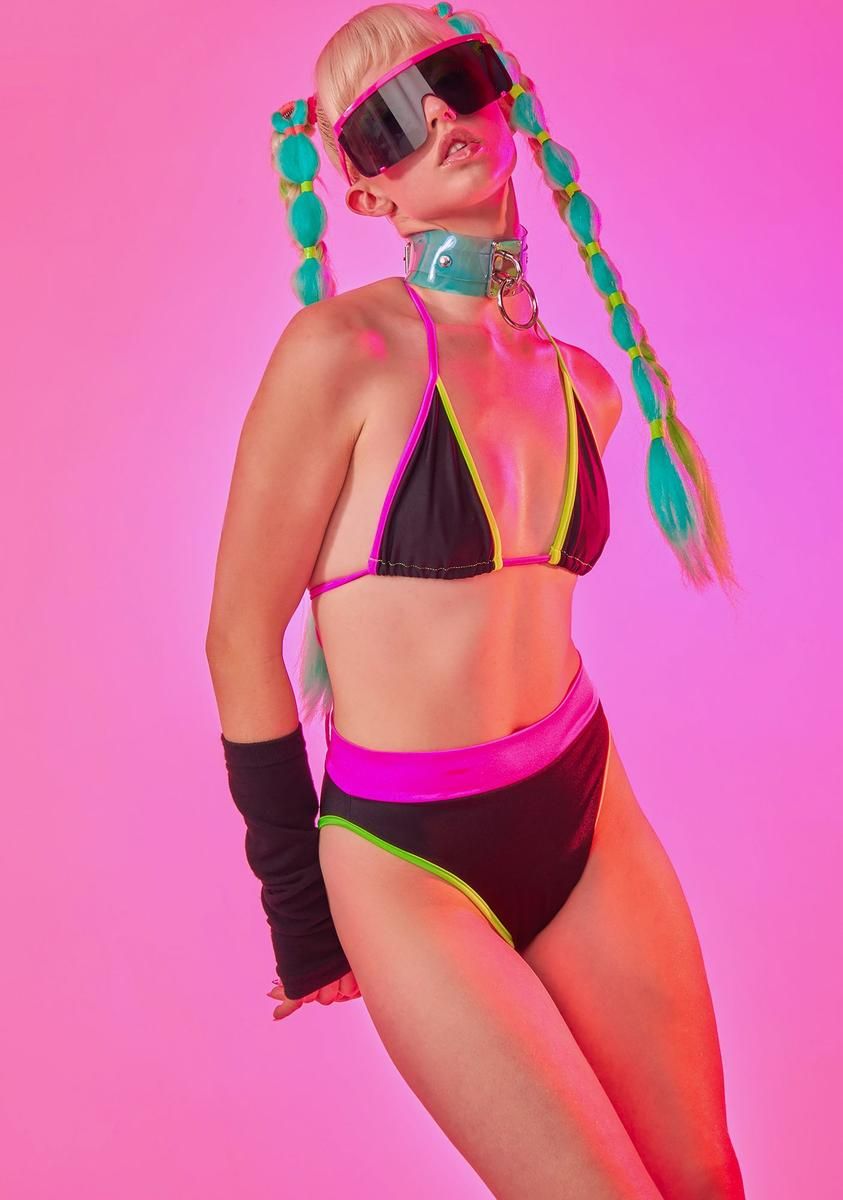 Neon Trim Bra Top sold by Dolls Kill product image thumbnail 2