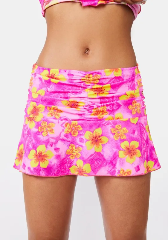 Cabana Hit The Club Mini Skirt sold by Dolls Kill