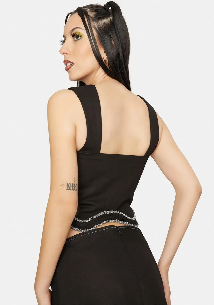 Maria Denim Corset sold by Dolls Kill product image thumbnail 4