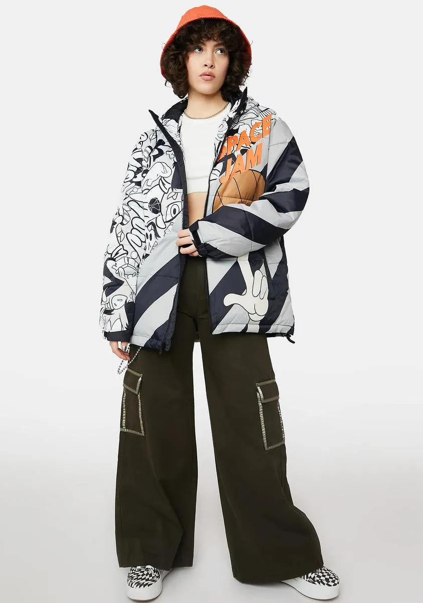 X Space Jam Puffer Jacket sold by Dolls Kill product image thumbnail 3