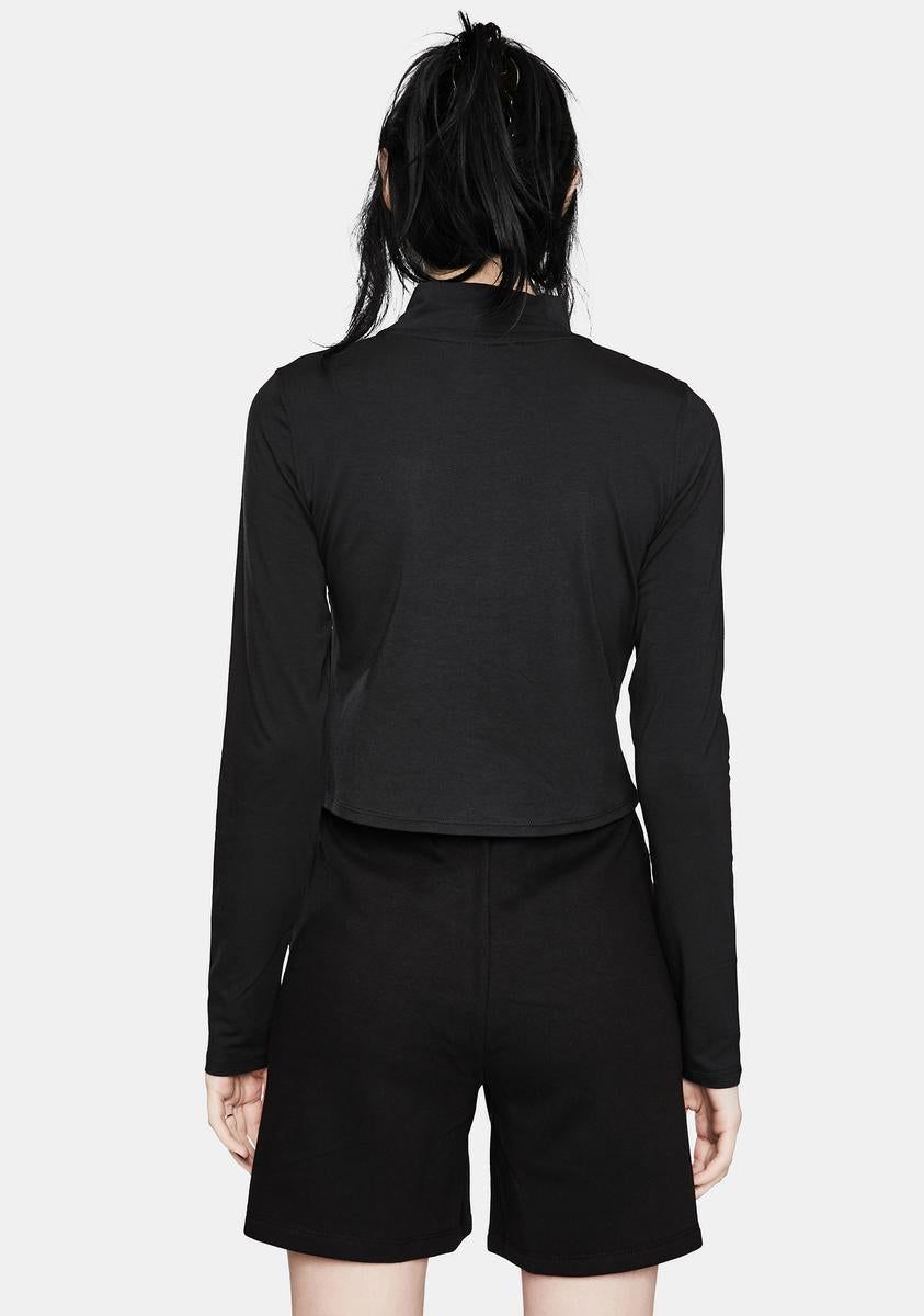 Rhinestone Juicy Logo Long Sleeve Top sold by Dolls Kill product image thumbnail 4